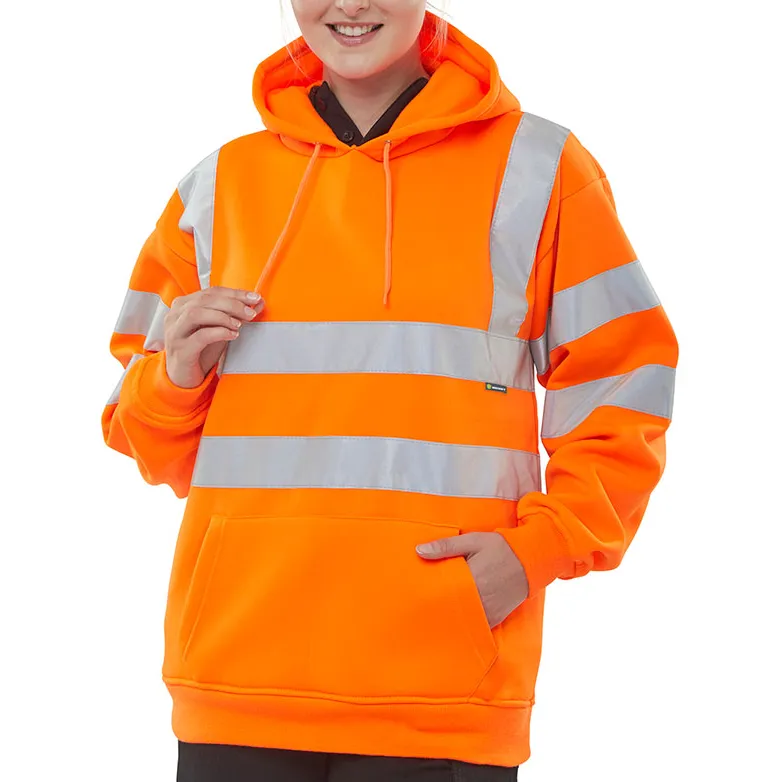 Beeswift Essential Pull-Over Hi-Vis Hoodie